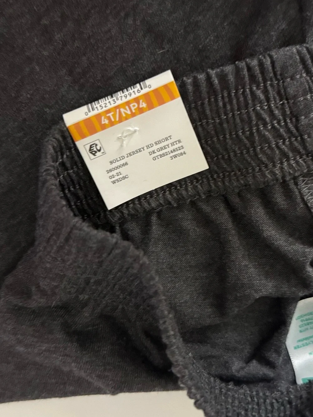NWT Garanimals Dark Gray Solid Jersey HD Shorts
